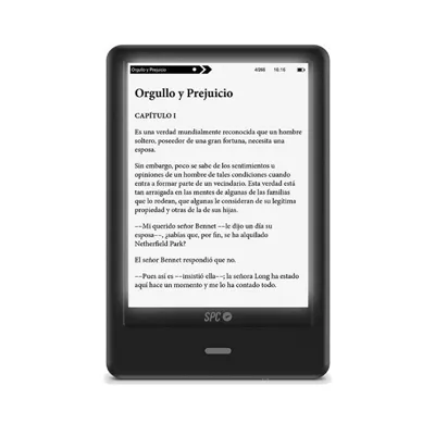 SPC Dickens Light PRO 6" eBook Electronico 8GB, Tinta electr, 6