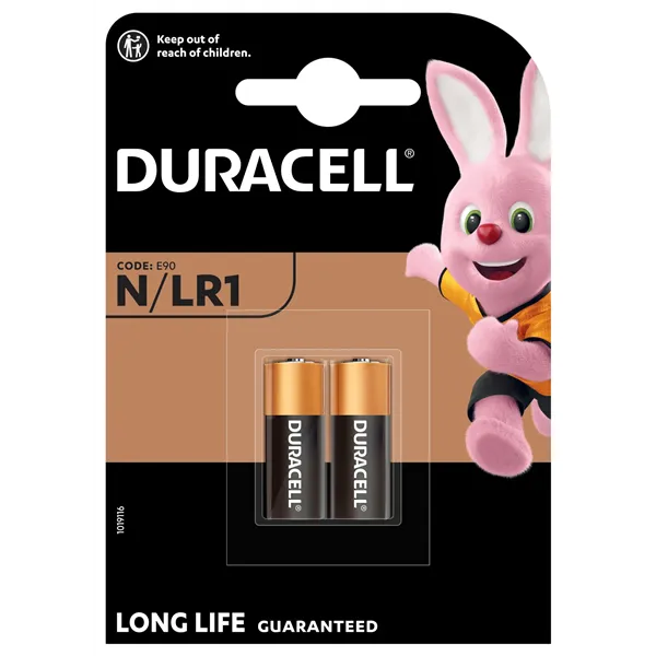 Pack de 2 Pilas N Cell Duracell MN9100B2/ 1.5V/ Alcalinas