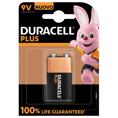 Pila Duracell Plus MN1604/ 9V/ Alcalina