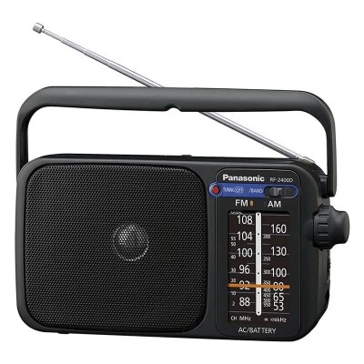 Radio Portátil Panasonic RF-2400DEG-K/ Negra