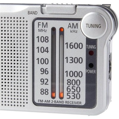 Radio Portátil Panasonic RF-P150D/ Plata