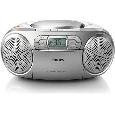 Radio CD Philips AZ127/12/ 2W/ Gris