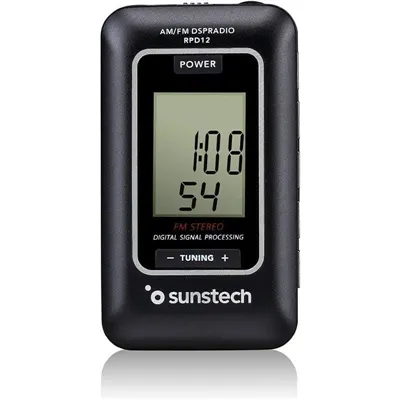 Radio Portátil Sunstech RPD12/ Negro