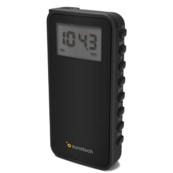 Radio Portátil Sunstech RPD23/ Negro