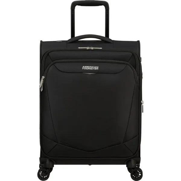 Maleta de Cabina American Tourister SummerRide Spinner 55cm/ 55x40x23cm/ 4 Ruedas/ Negro