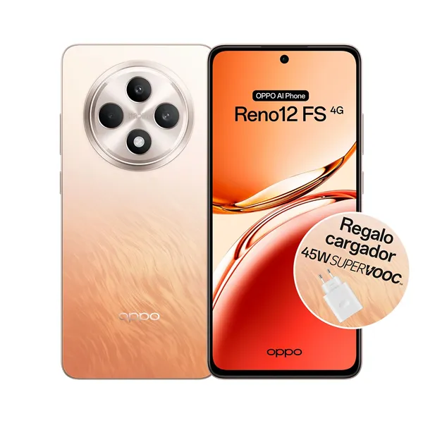 OPPO Reno12 FS 4G 6.67" 512GB 8GB 50MP Android 14, Naranja