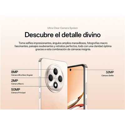 OPPO Reno12 FS 4G 6.67" 512GB 8GB 50MP Android 14, Naranja