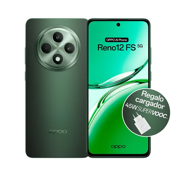 OPPO Reno12 FS 5G 6.67" 512GB 12GB 50MP Android 14, Verde