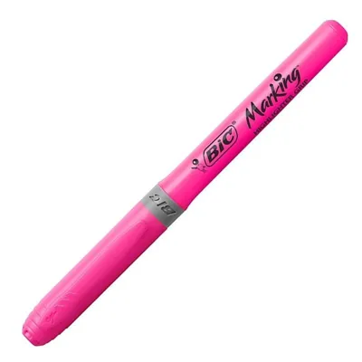 Caja de Marcadores Fluorescentes Bic Marking Highlighter Grip/