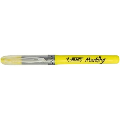 Caja de Marcadores Fluorescentes Bic Brite Liner Grip/ 12