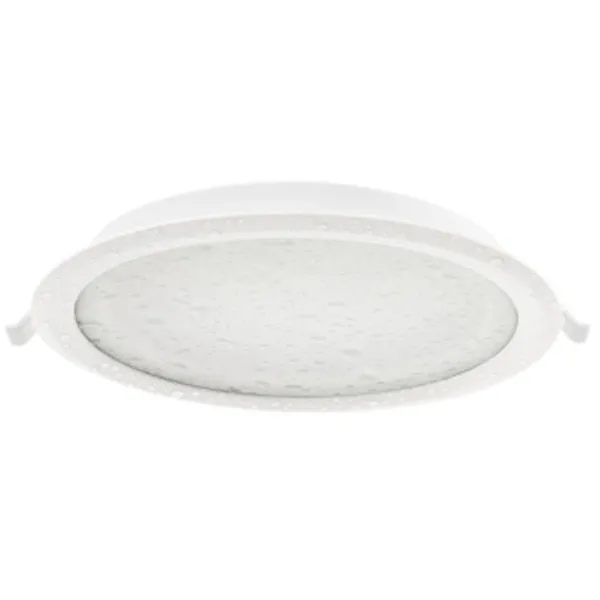 Downlight Iglux IG-54-18W-F/ Circular/ Ø225 x 29.5mm/ Potencia 18W/ 1720 Lúmenes/ 6000ºK/ Blanco