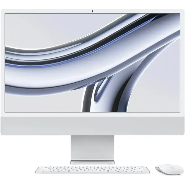 Apple iMac 24' Retina 4,5K 2024 con Apple M3 8x Core 8GB 256GB SSD 10x GPU Plata