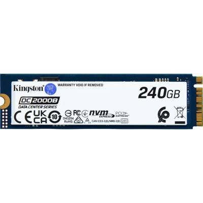 Kingston SSD DC2000B 240GB Data Center NVMe a 7000MB/s PCIe 4.0