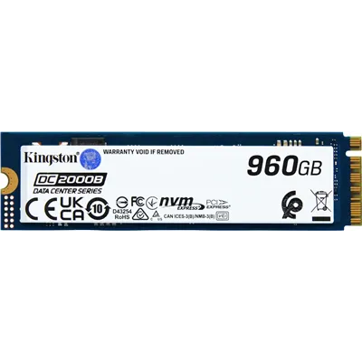 Kingston SSD DC2000B 960GB Data Center NVMe a 7000MB/s PCIe 4.0