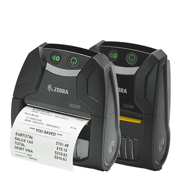 Zebra ZQ320 Plus Impresora portátil Tickets y etiquetas, Térmica directa, Max 72mm USB-C/Bluetooth/NFC