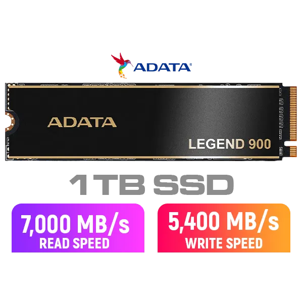 ADATA Legend 900 SSD 1TB NVMe a 7000MB/s PCIe 4.0 M.2 2280