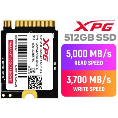 ADATA XPG GAMMIX S55 SSD 512GB NVMe a 5000MB/s PCIe 4.0 M.2 2230