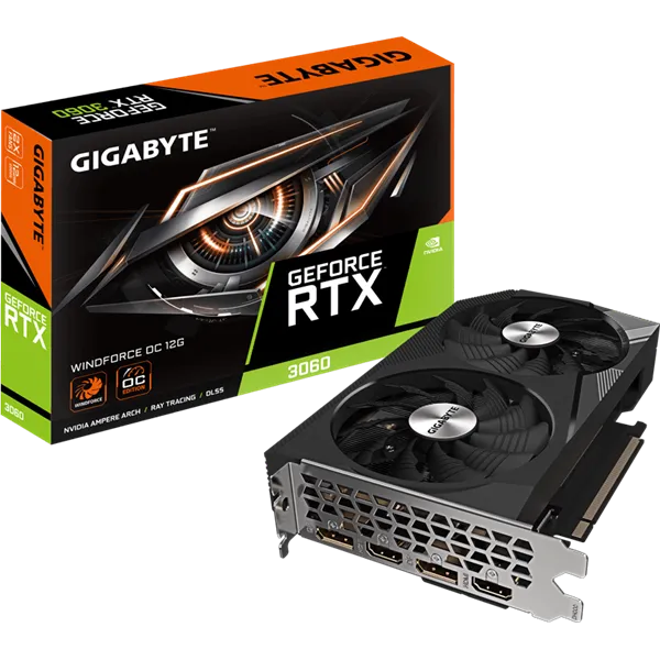 Gigabyte GeForce RTX 3060 WINDFORCE OC 12GB GDDR6 LHR (rev. 2.0)