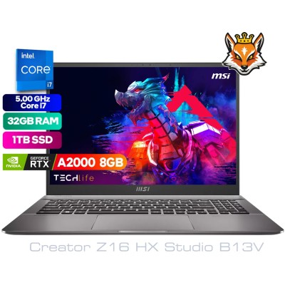 MSI CreatorPro Z16 HX Studio B13VJTO-087ES Intel Core