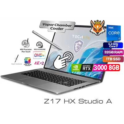 MSI CreatorPro Z17 HX Studio A13VKT-211ES Core i9-13980HX 64GB