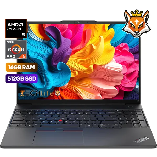 Lenovo ThinkPad E16 G2 - AMD Ryzen 5 PRO 7535HS 16GB 512GB SSD 16" W11Pro