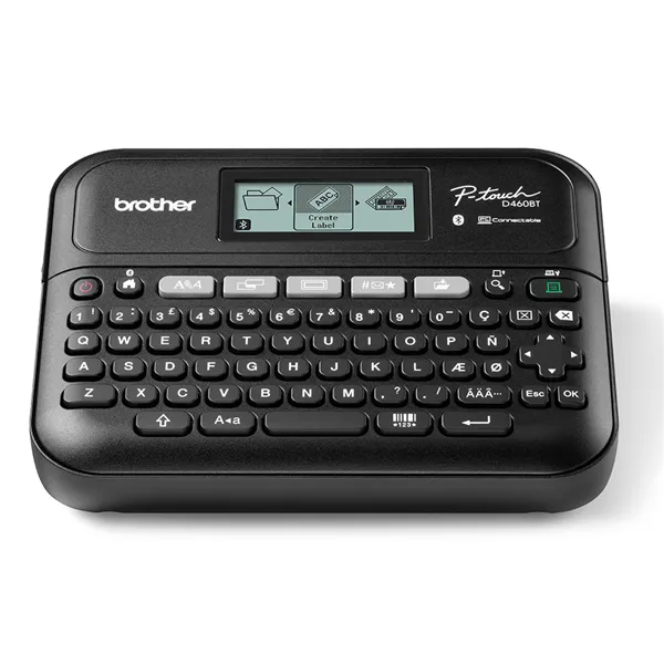 Brother P-touch D460BTVP Rotuladora Electronica con teclado, Crea Etiquetas rapidas