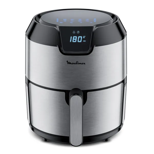 Moulinex Easy Fry Deluxe 4.2 L EZ401D Freidora de Aire Sin Aceite Digital Táctil, 8 Programas