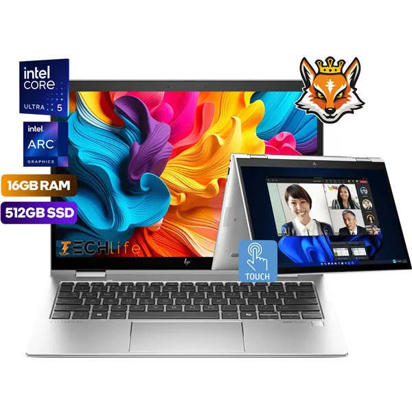 HP Elite x360 830 G11 Convertible-Intel Core Ultra 5-125u 16GB 512GB SSD 13.3" Táctil W11Pro