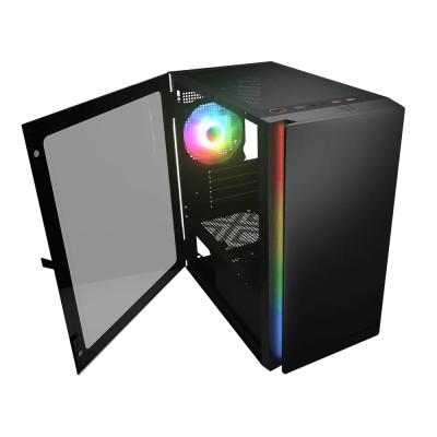 Cougar Purity RGB Negra Caja Micro ATX Lateral magnetico con