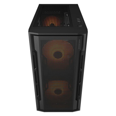 Cougar UNIFACE MINI RGB Negra Caja frontal perforado y lateral