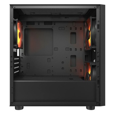 Cougar UNIFACE MINI RGB Negra Caja frontal perforado y lateral