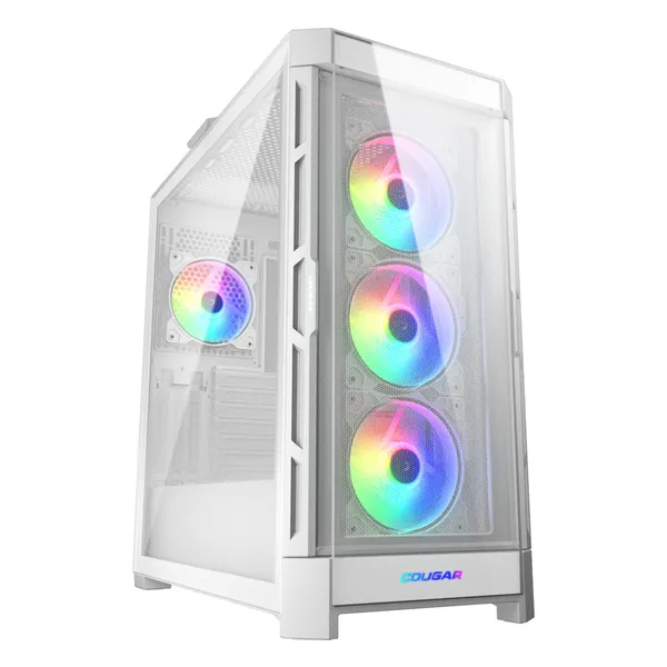 Cougar Duoface PRO RGB Blanca Caja ATX con doble panel frontal,  Sistema RGB, Vidrio templado