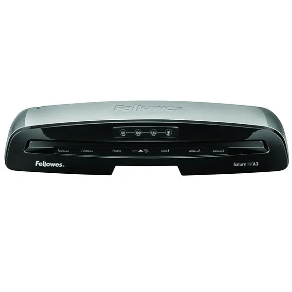 Plastificadora Fellowes Saturn 3I A3/ hasta A3 y 125 Micras/ Gris y Negra