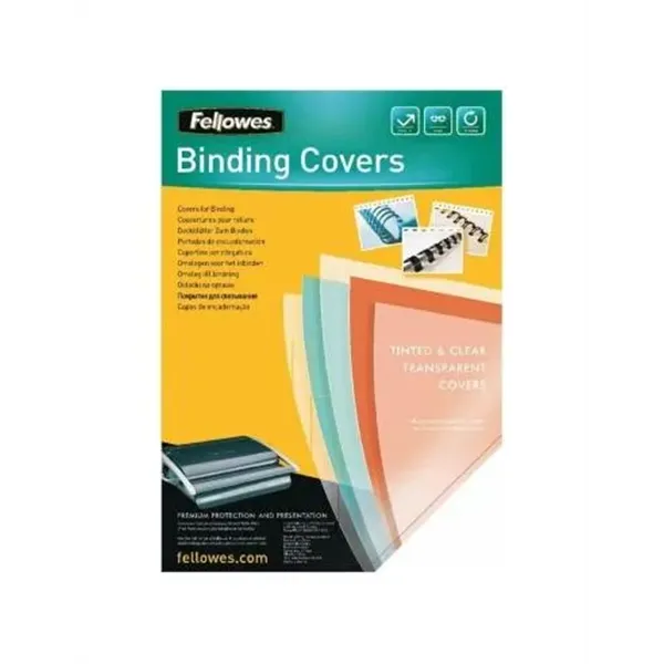 Portadas de PVC Fellowes 5375901/ A4/ 180 Micras/ 100 unidades/ Transparente