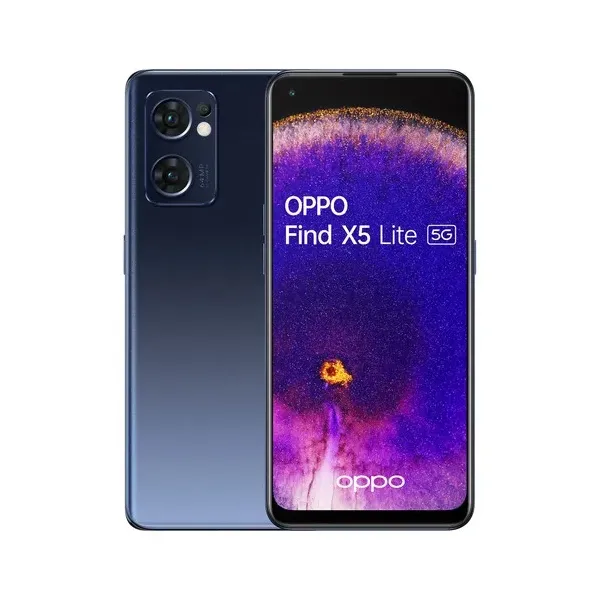 OPPO Find X5 Lite 8GB/ 256GB/ 6.43'/ 5G/ Negro Estrellado