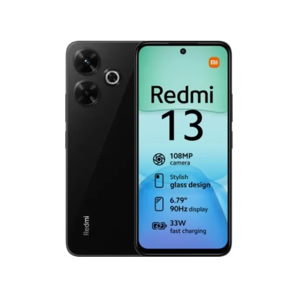 Xiaomi Redmi 13 8GB/ 256GB/ 6.79'/ Negro Medianoche