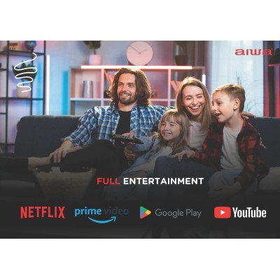 Aiwa TV 50" Qled 50QS8503UHD Infinity Series 4K,AndroidTV