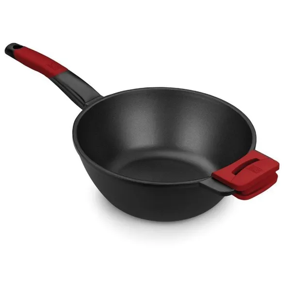 Sartén Bra Wok Premiere A412028/ Ø28cm/ Aluminio fundido/ Apta para Inducción