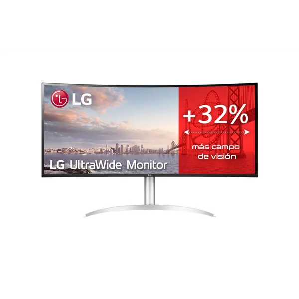 Monitor Profesional Ultrapanorámico Curvo LG 40WP95CP-W 39.7'/ 5K2K/ Multimedia/ Regulable en altura/ Plata