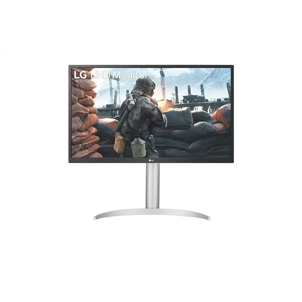 Monitor Profesional LG 27UP550P-W 27'/ 4K/ Regulable en altura/ Blanco