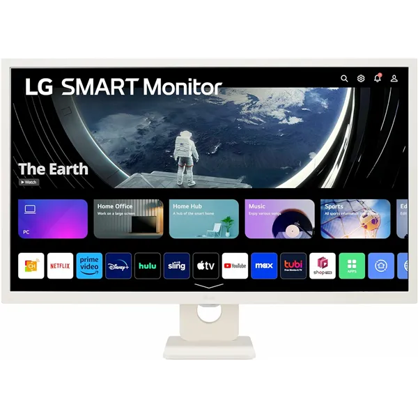 Smart Monitor LG MyView 32SR50F-W 31.5'/ Full HD/ Smart TV/ Multimedia/ Blanco