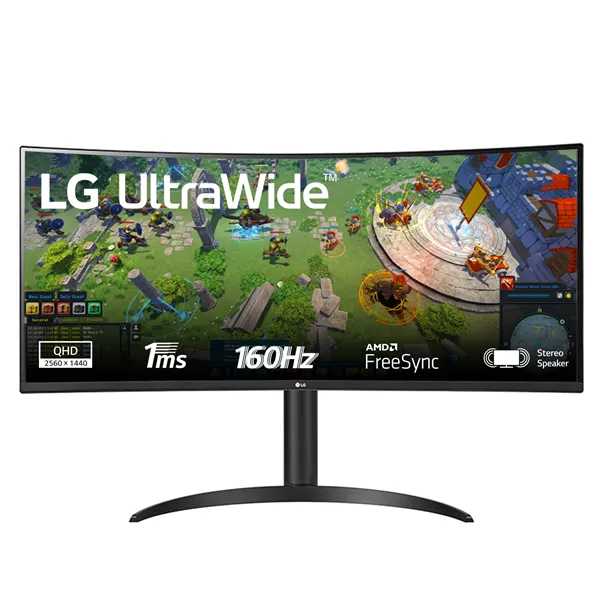 Monitor Gaming Ultrapanorámico Curvo LG UltraGear 34WP65CP-B 34'/ WQHD/ 1ms/ 160Hz/ VA/ Multimedia/ Negro