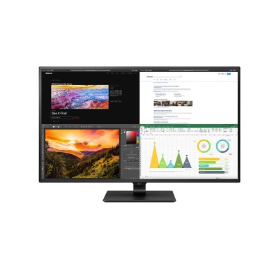 Monitor Profesional LG 43UN700P-B 42.5'/ 4K/ Multimedia/ Negro