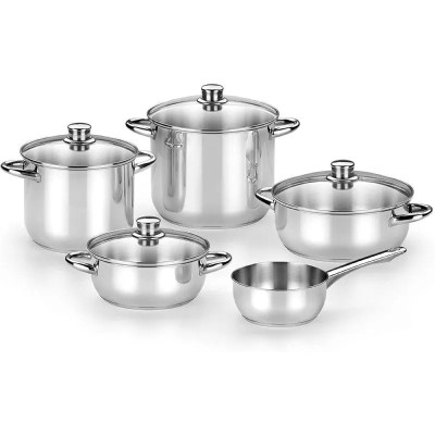 Pack Batería de Cocina Monix Optima2 MA50001/ Cazo Ø16cm/ Ollas