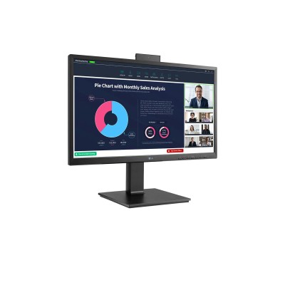 Lg 24bp750c-b monitor 23.8" rj45 usbc webcam aa mm