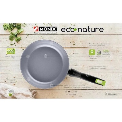 Sartén Monix Eco Nature M261218/ Ø18cm/ Aluminio forjado/ Apta