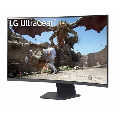 Monitor Gaming Curvo LG UltraGear 32GS60QC-B 31.5'/ QHD/ 1ms/