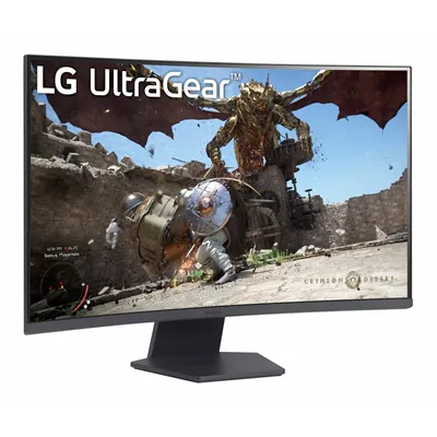 Monitor Gaming Curvo LG UltraGear 32GS60QC-B 31.5'/ QHD/ 1ms/