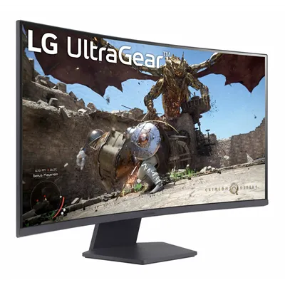 Monitor Gaming Curvo LG UltraGear 32GS60QC-B 31.5'/ QHD/ 1ms/