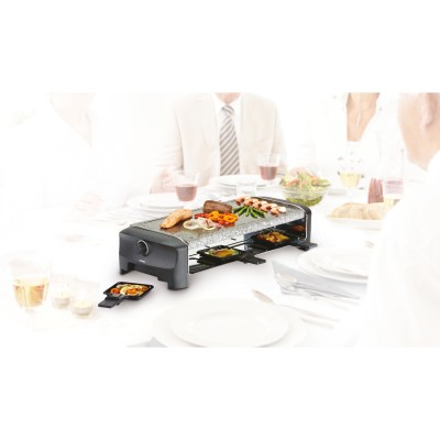 Parrilla Princess Stone & Raclette Party 162830/ 1300W/ Tamaño